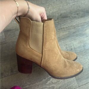 J. Crew Rory Tan Ankle Boots